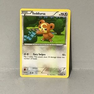 POKEMON CARD: Teddiursa 2013 75/101